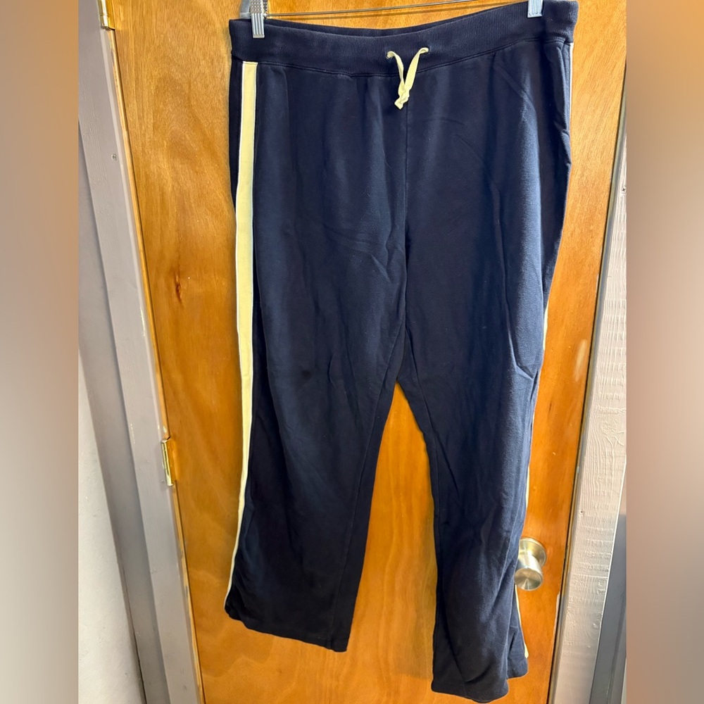Navy Blue and Yellow Track Suit